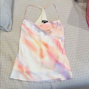 Express Women's Pastel Tie-Dye Camisole